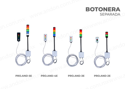 Andon con Botonera Separada