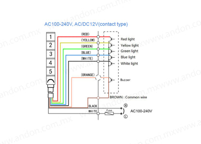 Torreta de 70 mm con Buzzer